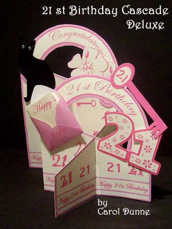21st Birthday (pink) Cascade Deluxe