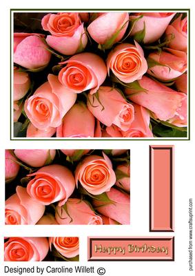 Pink Roses Pyramid