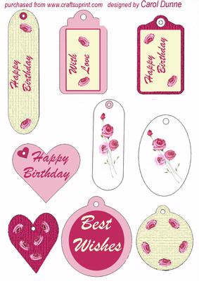 Rose Tags