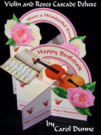 Violin and Roses Cascade Deluxe