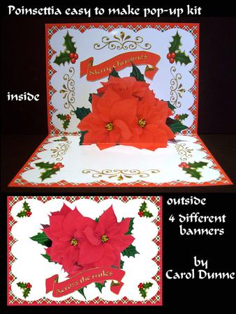 Poinsettia Easy Pop-up Kit