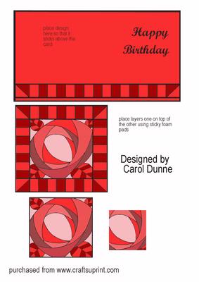 Red Art Deco
