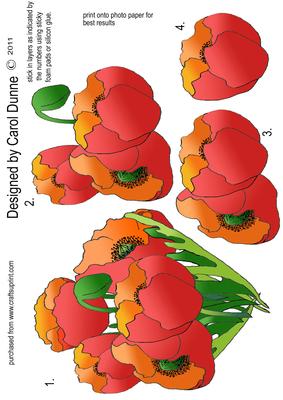 Poppy Decoupage