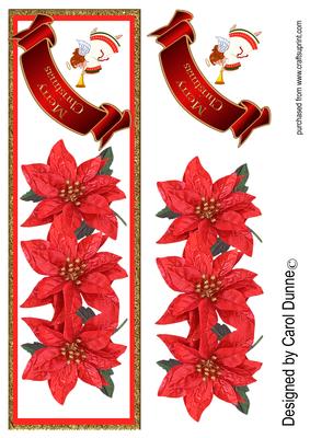 Poinsettia & Angel Dl