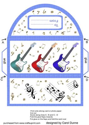 Money Wallet- Guitars