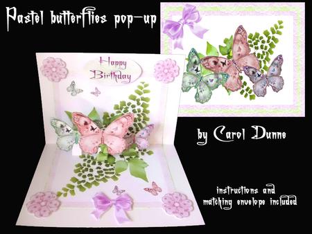 Jewelled Butterflies Pop-up
