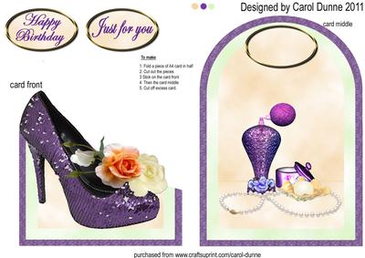 Purple Shoe Cutaway