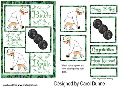 Three Squares - Lawn Bowls -congratulations