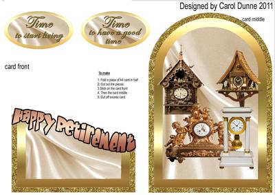 Retirement Cutaway Card