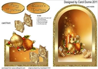 Cutaway Candles and Baubles