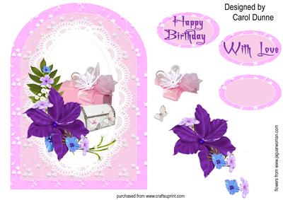 Trinket Box and Clematis Step by Step