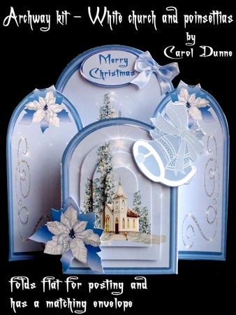 Archway Kit - Church with Poinsettias