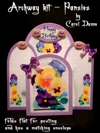 Archway Kit - Pansies