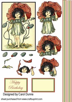 Poppy Decoupage