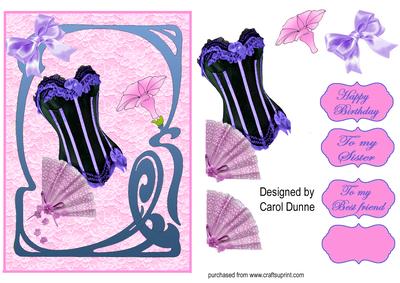 Purple Basque- Art Nouveau