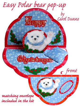 Christmas Bear Easy Pop-up
