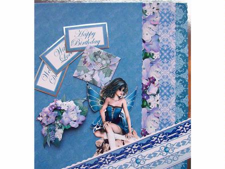 Denise Faerie with 5 Matching Backing Sheets