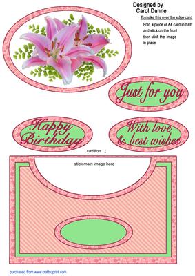 Pink Lilies - Birthday
