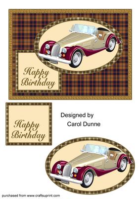 Morgan and Tartan Quick Card