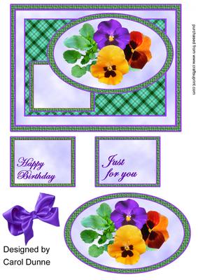 Pansy Quick Card