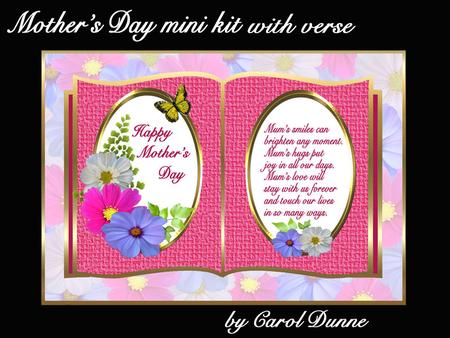 Mother's Day Mini Kit - Cosmos