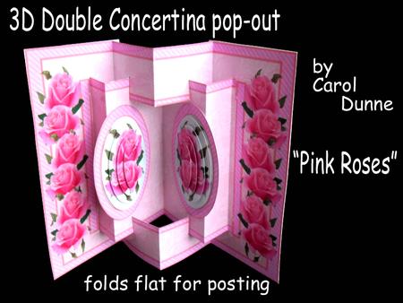 3D Double Concertina Pop-out 