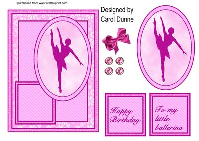 Pink Ballet Quick Card