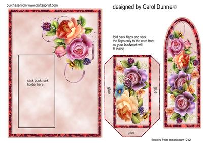 English Roses - Bookmark Card