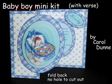 Baby Boy Fold Back Mini Kit