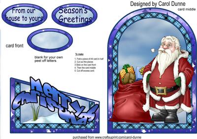 Cutaway Santa with Sack