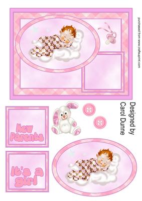 Baby Girl 2 Quick Card