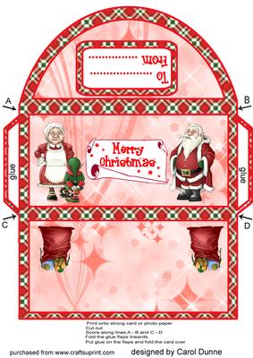 Money Wallet - Santa and Wife