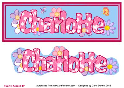 Charlotte Birthday Flowers Dl