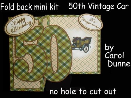 Fold Back 50th Vintage Car