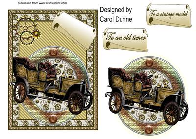 Vintage Car Quick Card