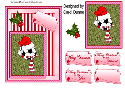 Christmas Football (red)