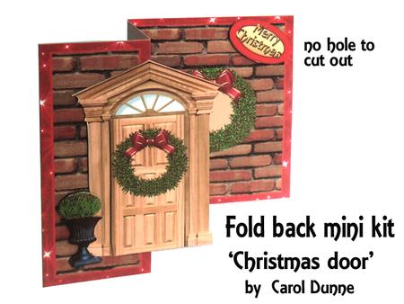 Fold Back Mini Kit Christmas Door