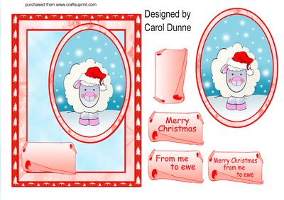 Christmas Quick Card - to Ewe