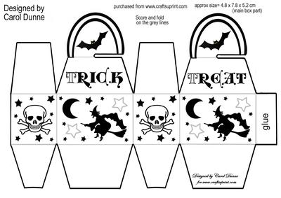 Halloween Box - Black & White