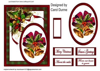 Bells and Holly Quick Card