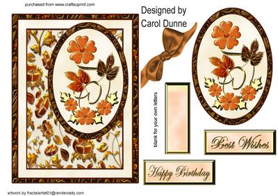 Golden Leaves Quick Card