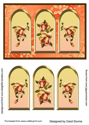 Three Arches - Autumn Roses
