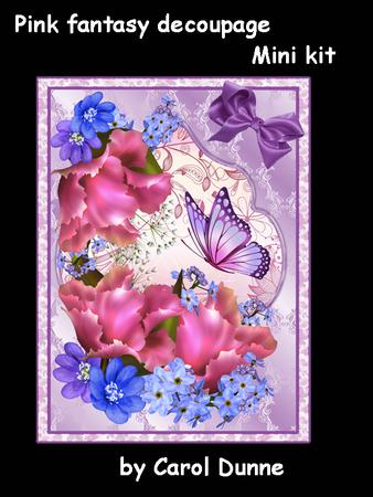 Pink Fantasy Decoupage