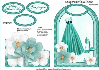 Cutaway Card -jade Dress Md