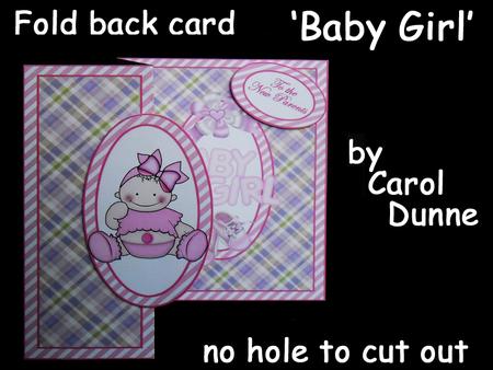 Fold Back - Baby Girl