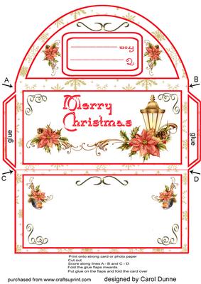 Christmas Lantern Gift Wallet
