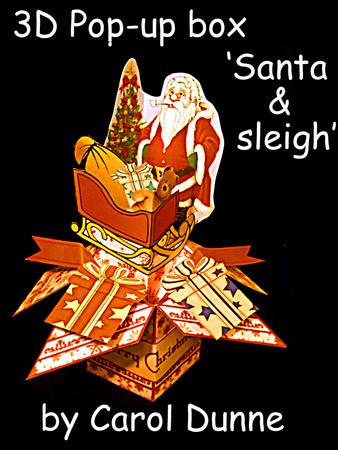 3D Pop-up Box- Santa