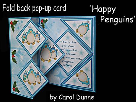 Fold Back Pop-up - Happy Penguins