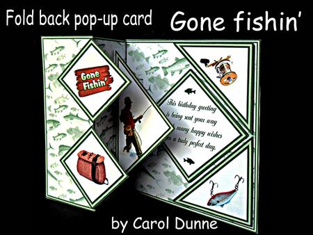 Fold Back Pop-up - Gone Fishin