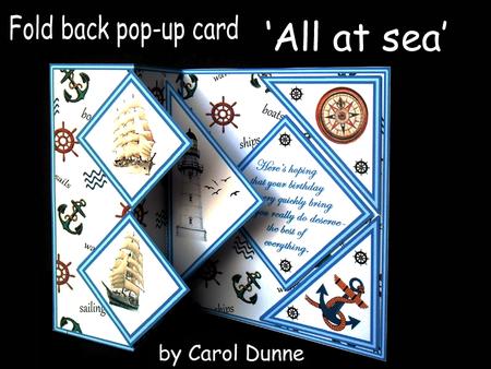 Fold Back Pop-up - All at Sea